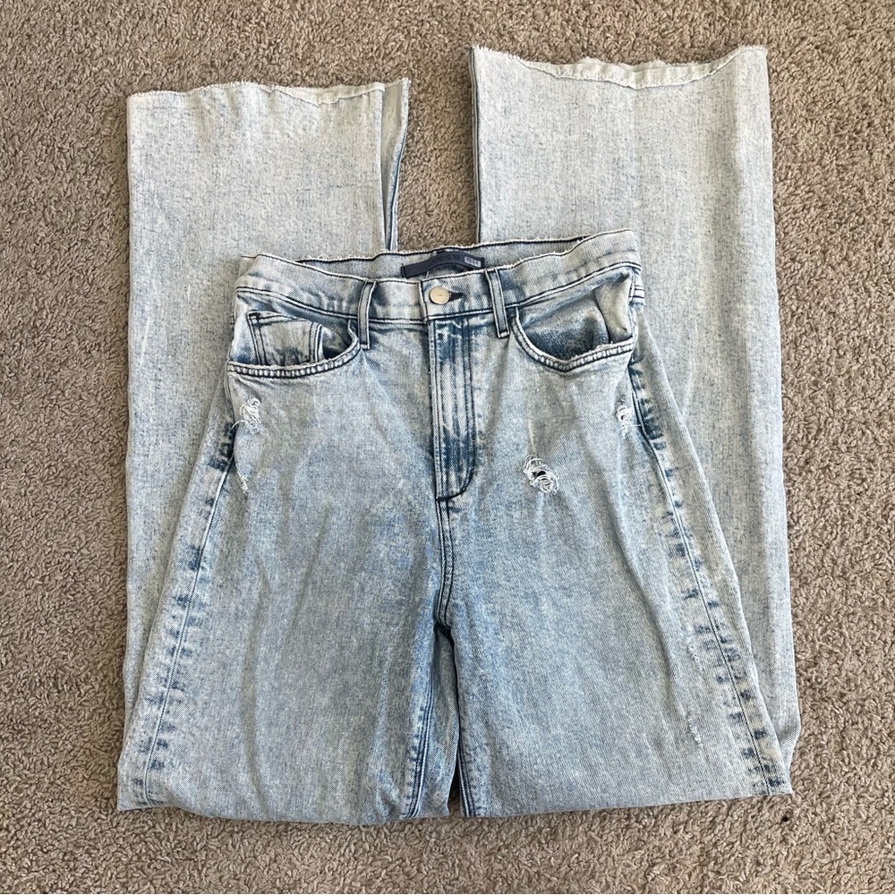 Joes The Mia High Rise Wide Leg Serene Distress Denim Jeans